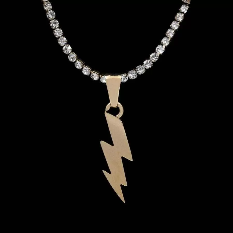 18k Vermeil Micro Lightning Bolt