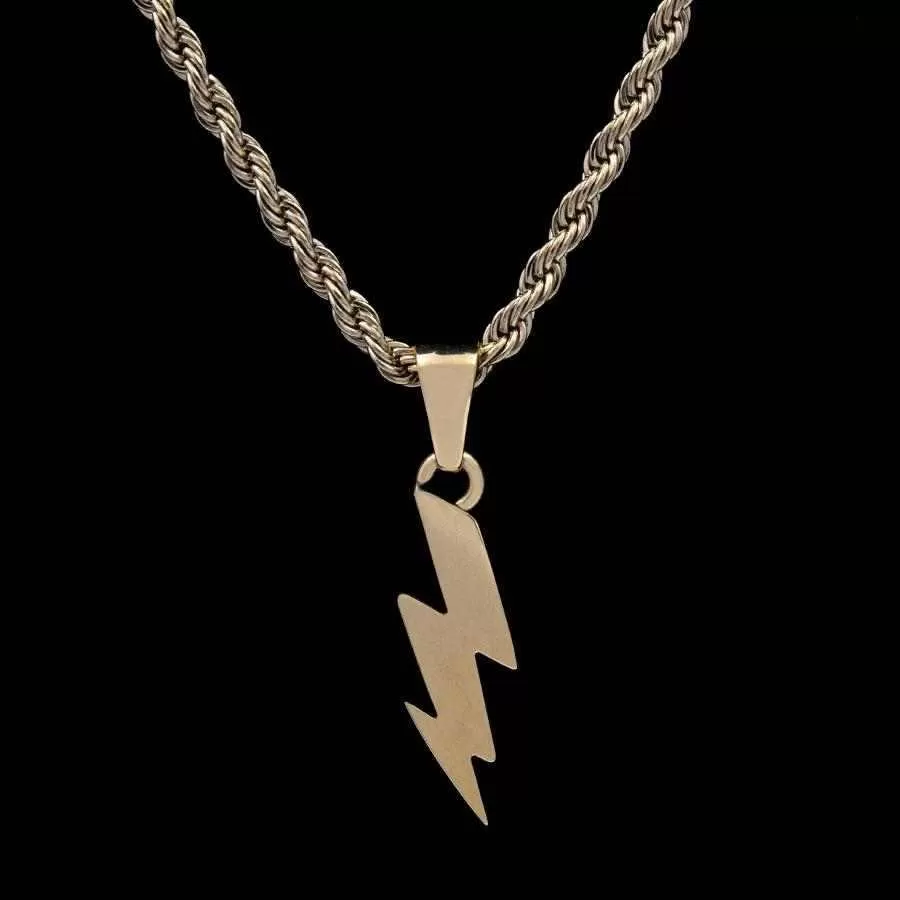 18k Vermeil Micro Lightning Bolt