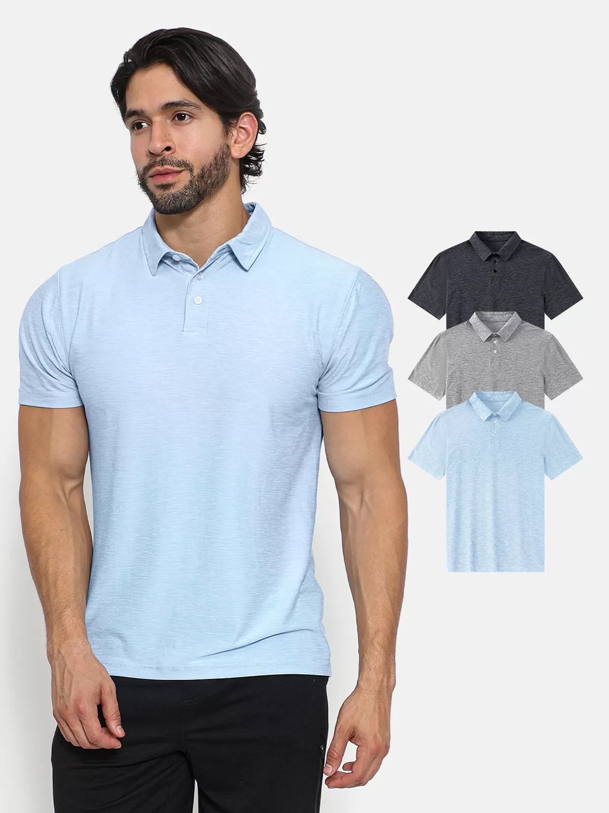 3-Pack Softest Performance Active Polo