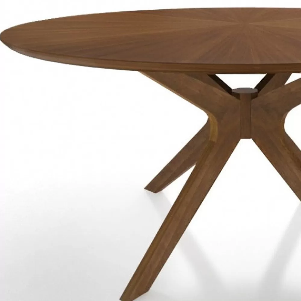 59 Brown Round Dining Table