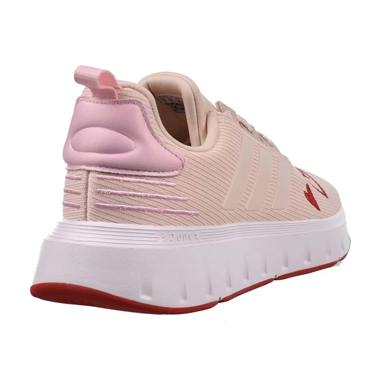 Adidas Swift Run 23 Hearts J Big Kids' Shoes Pink-Red