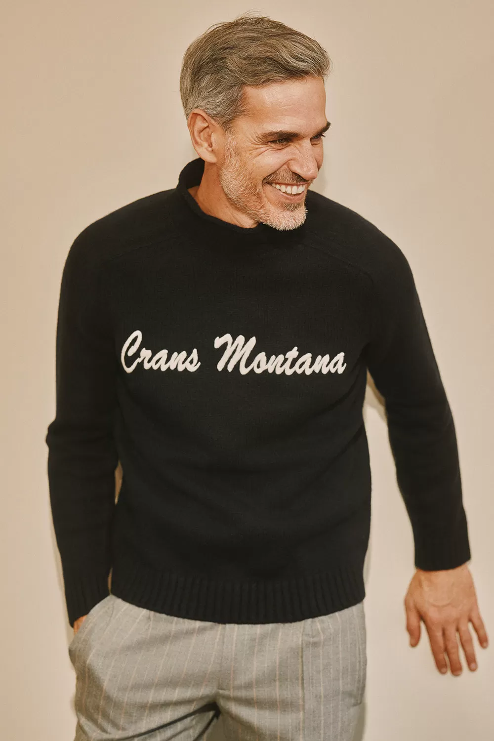 Adon knitted crewneck jumper Crans Montana