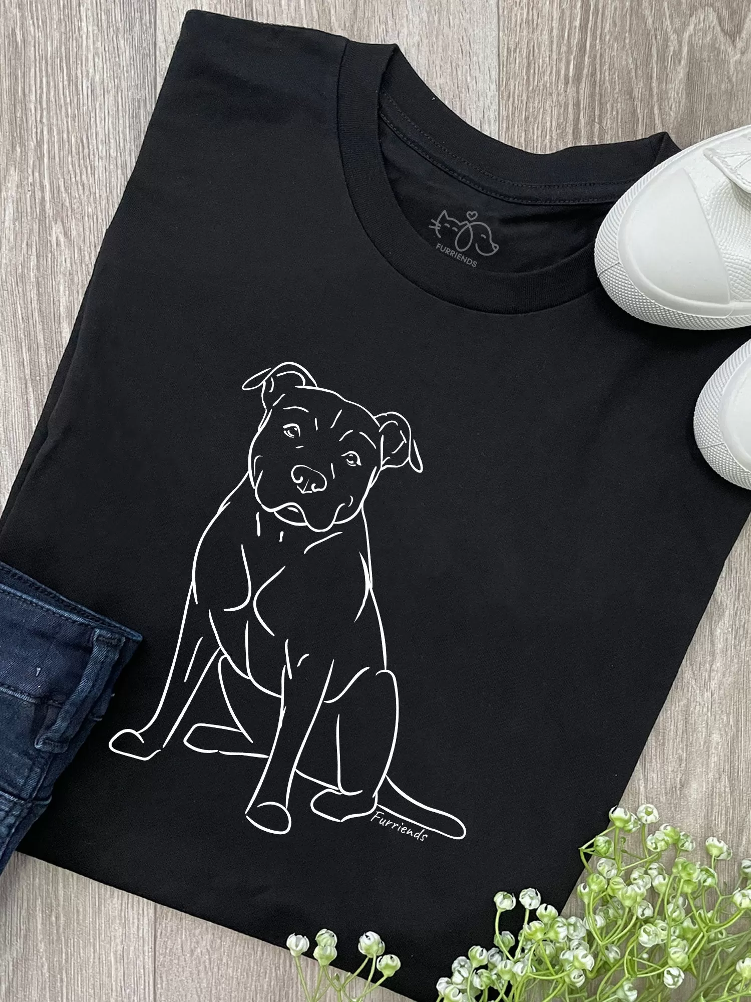 American Staffordshire Terrier Ava Women's Regular Fit Tee