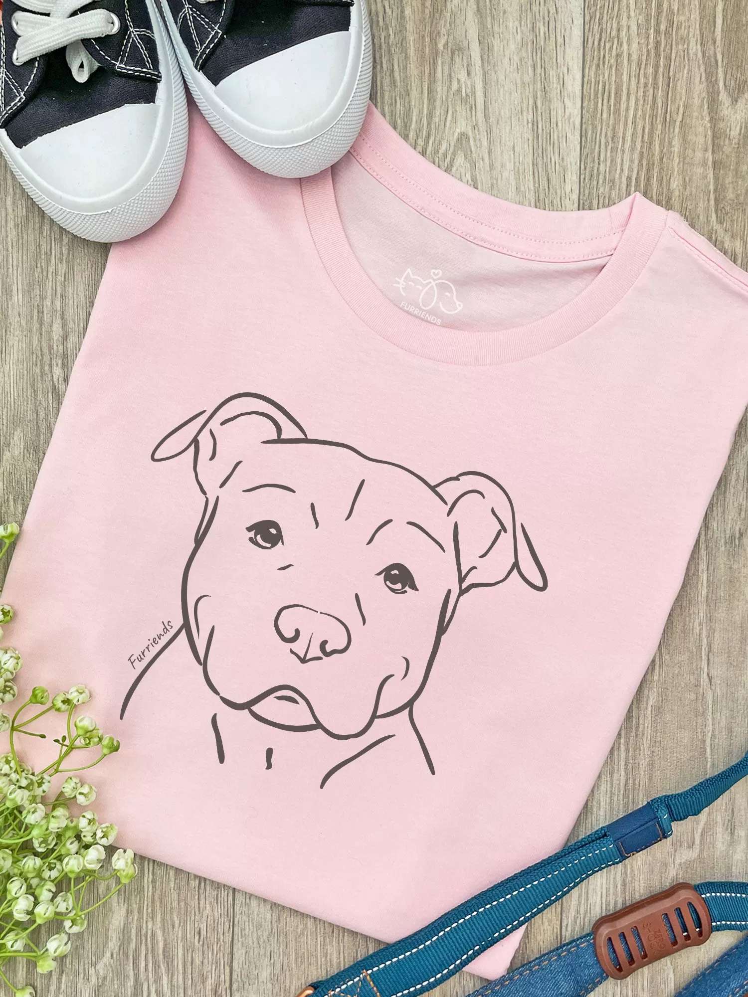 American Staffordshire Terrier Ava Women's Regular Fit Tee