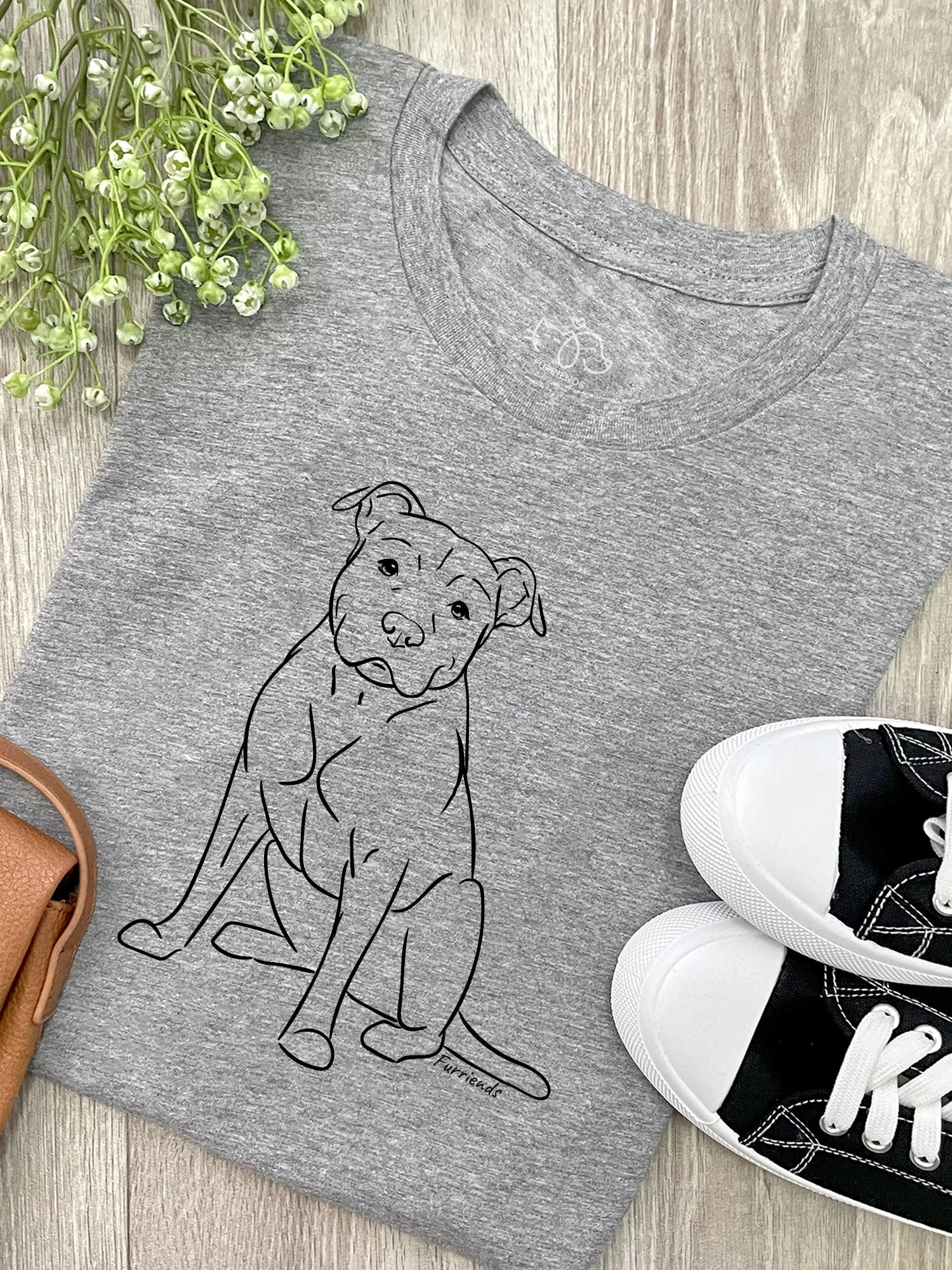 American Staffordshire Terrier Ava Women's Regular Fit Tee