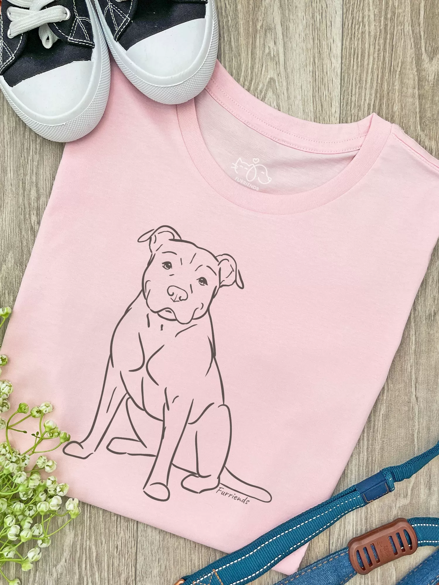 American Staffordshire Terrier Ava Women's Regular Fit Tee