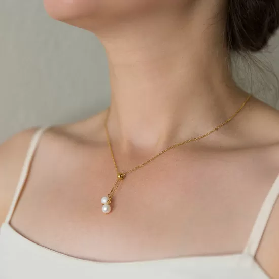 Arvo Pearl Drop Necklace by Arvo