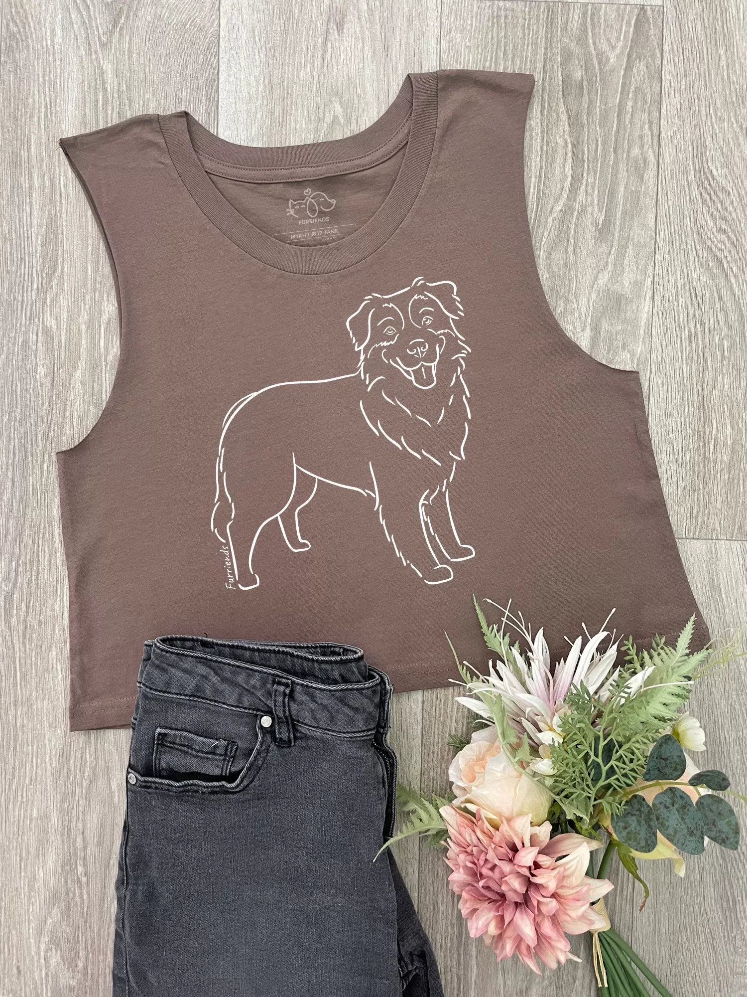 Australian Shepherd Myah Crop Tank