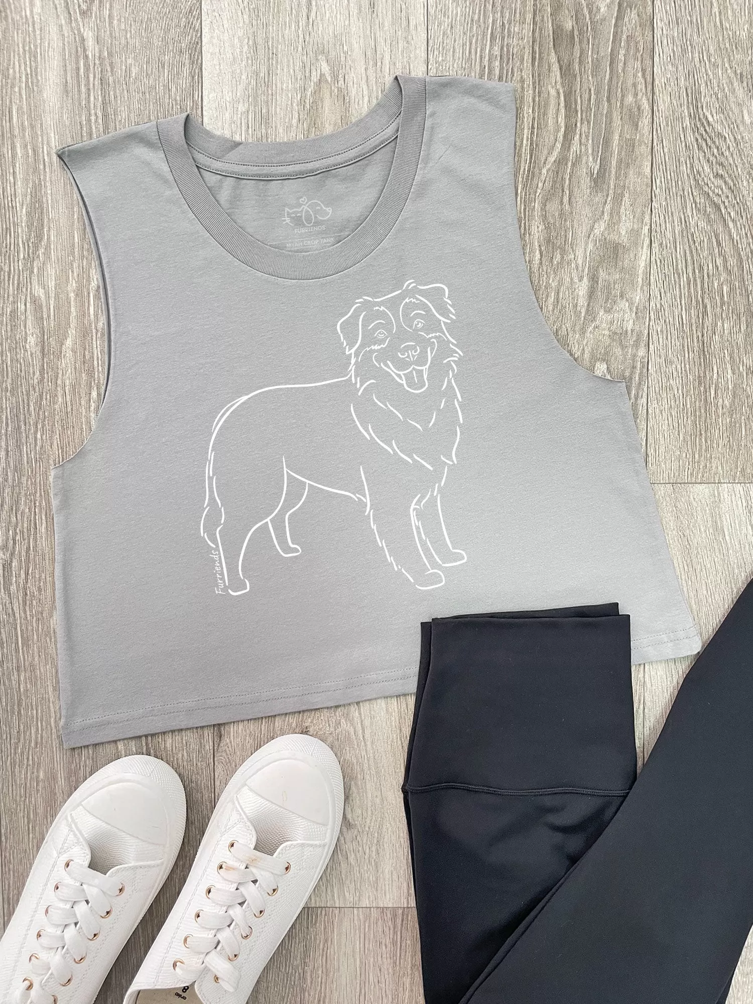 Australian Shepherd Myah Crop Tank