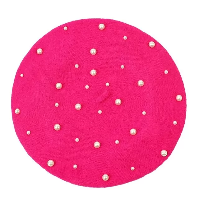 Beret Queen Texas (Fuchsia)