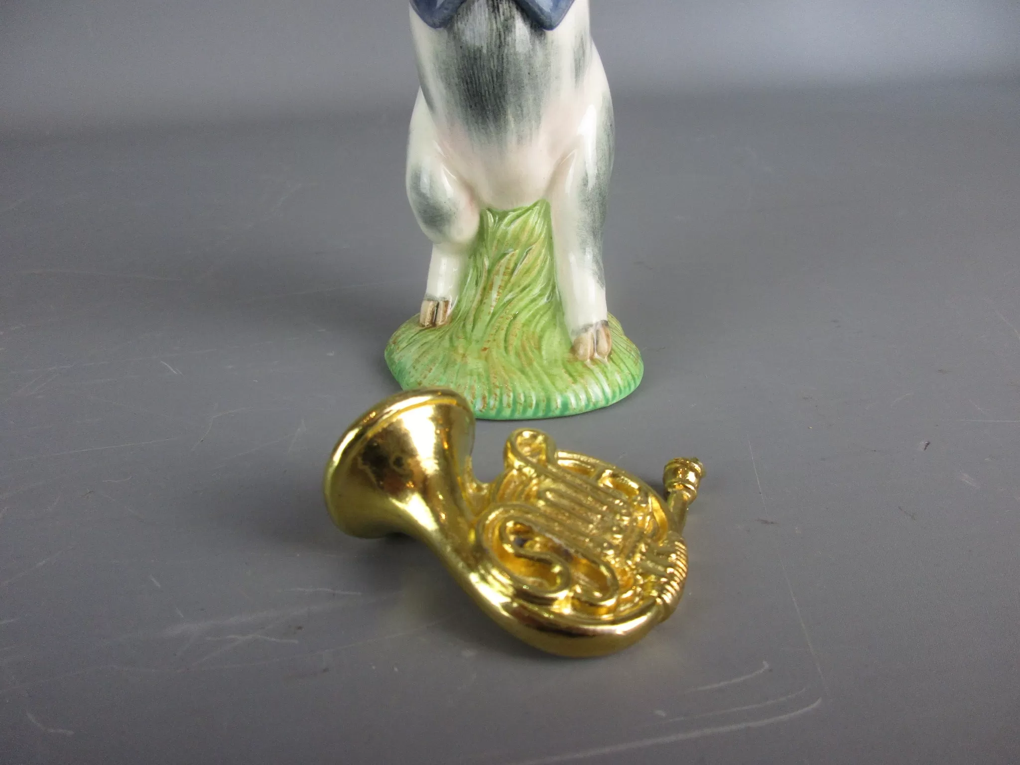 Beswick Pig 'Benjamin' Figurine Playing French Horn Vintage c1970