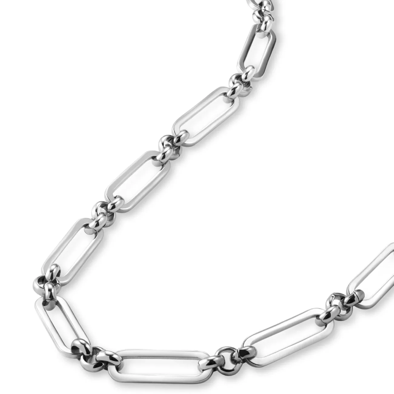 BLAK - Rosefield Chunky Chain Bracelet Silver