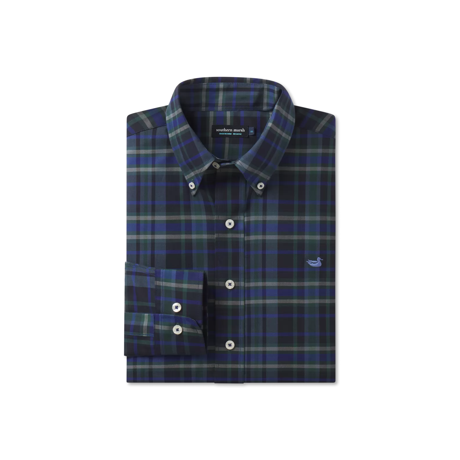 Blanco Plaid Dress Shirt