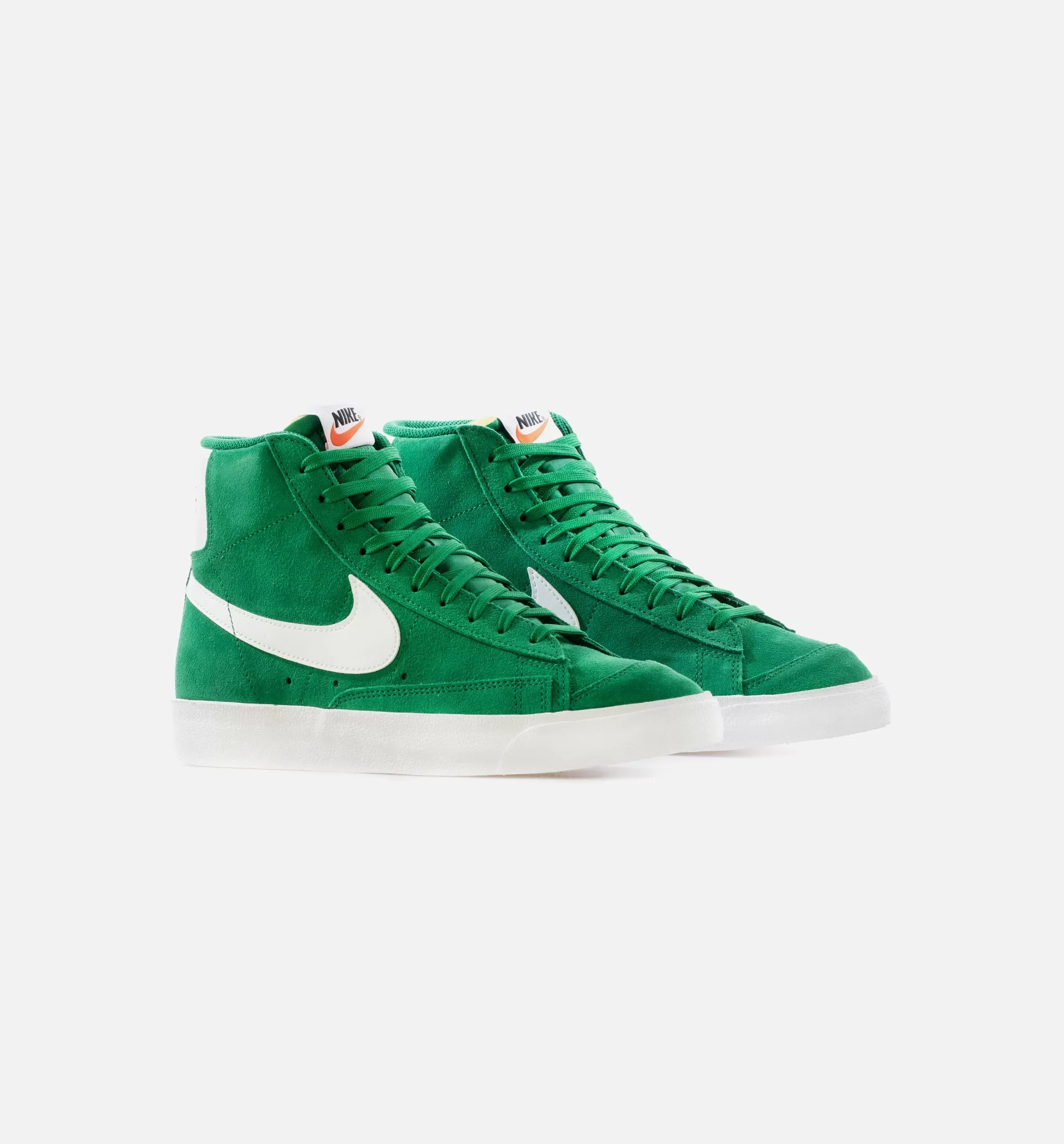 Blazer Mid '77 Suede Mens Lifestyle Shoe - Pine Green/White