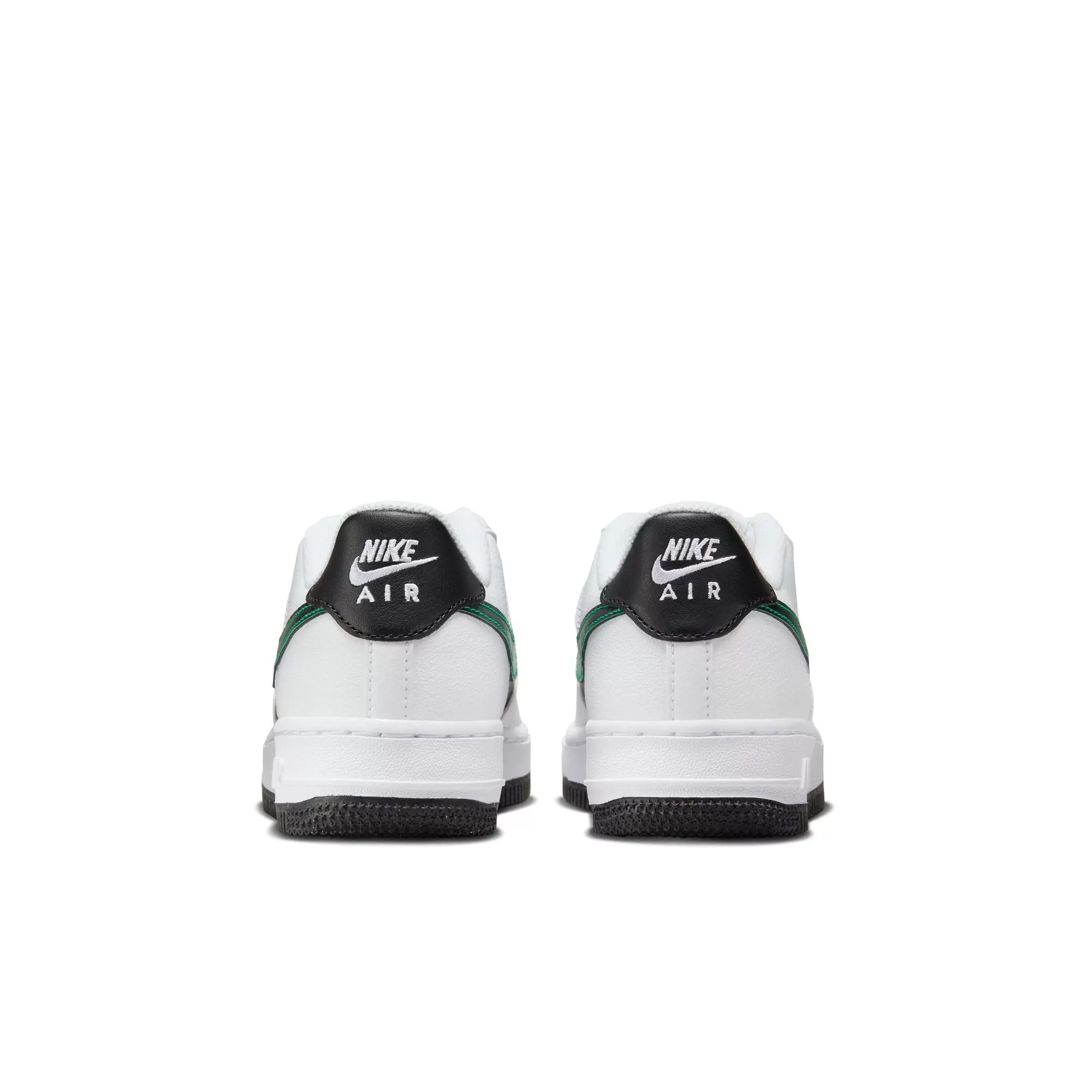 Boys Grade School Air Force 1 LV8 2 WHITE/STADIUM GREEN-BLACK-MALACHITE fz4353-100