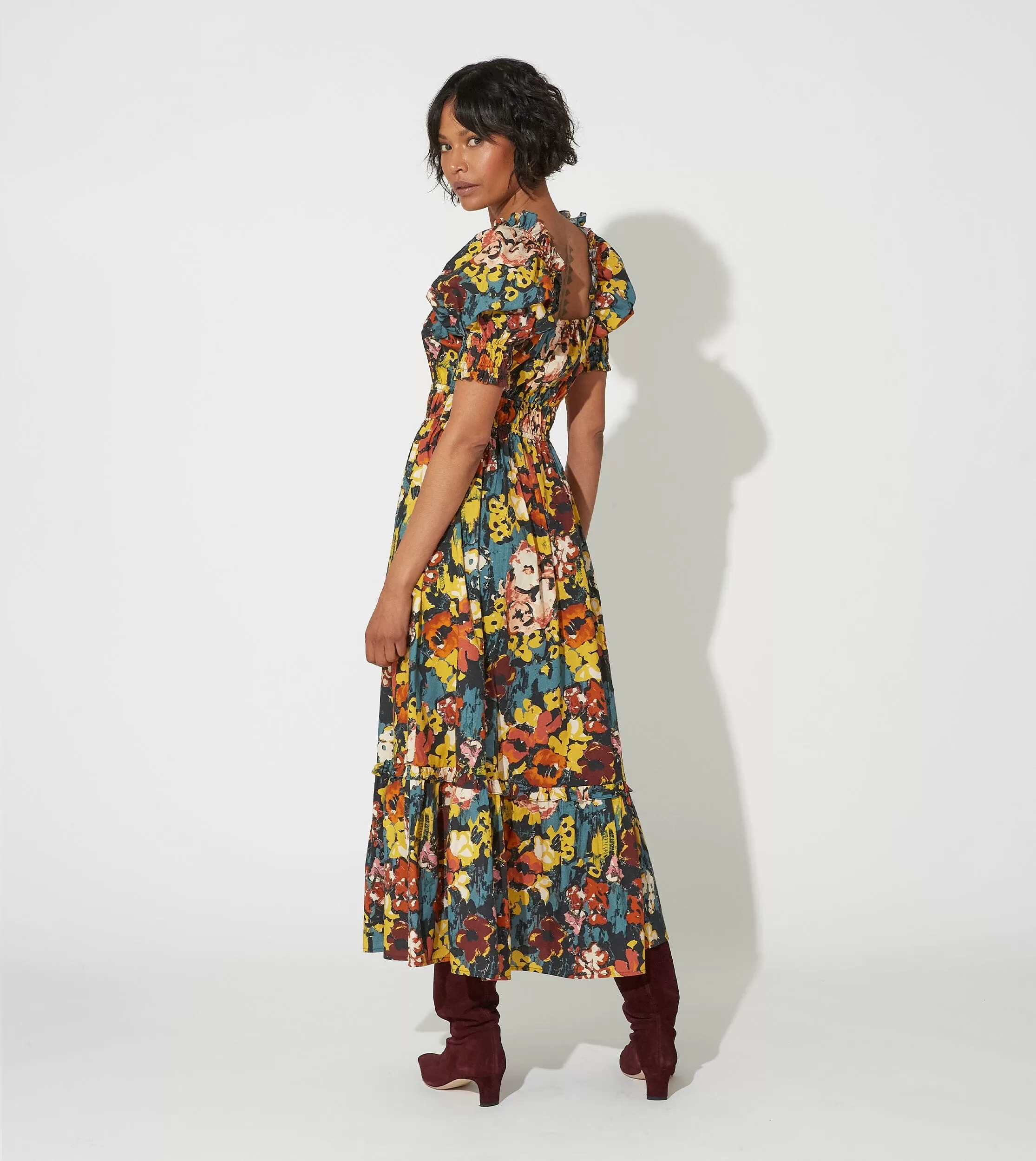 Caprice Ankle Dress | Monet