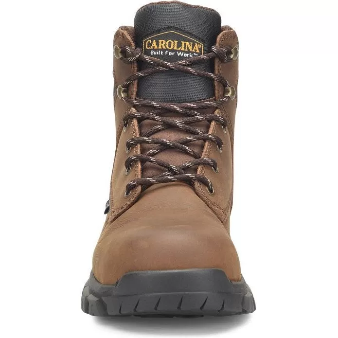 Carolina Men's Gruntz 6 Soft Toe Waterproof Work Boot -Brown- CA3093