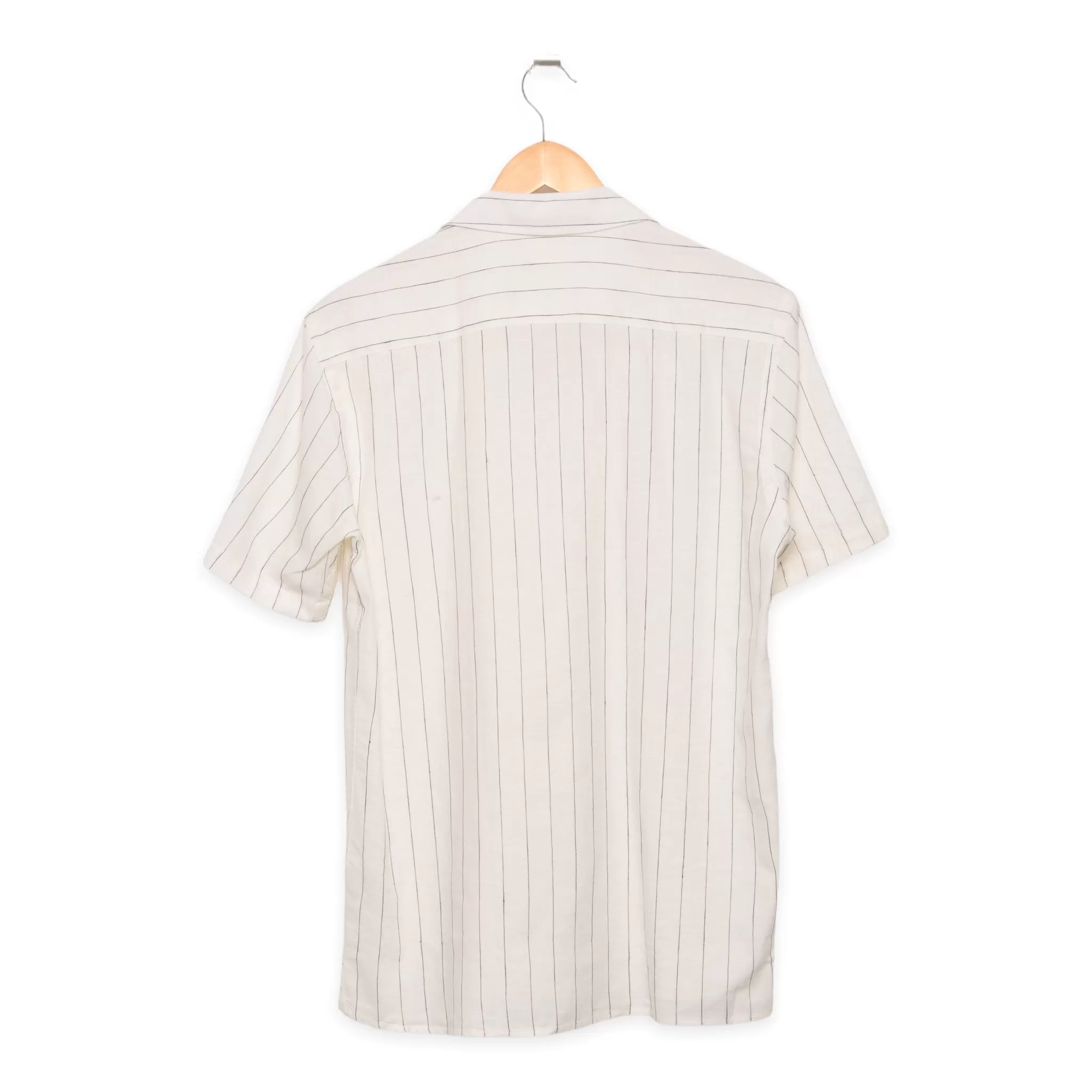 Carpasus short sleeve shirt Verita rust stripes