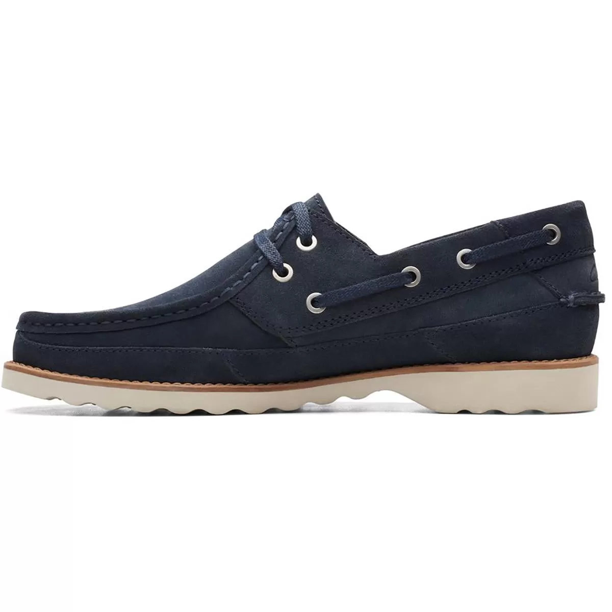 Clarks Mens Durleigh Sail Suede Lace Up Boat Shoes