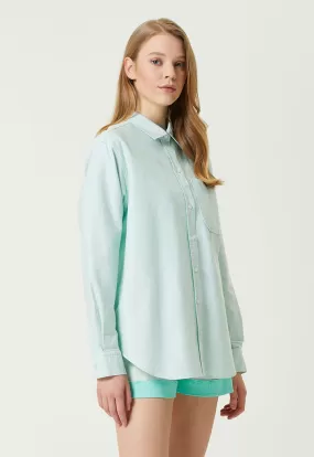 Club Boyfriend Oxford Shirt Blue