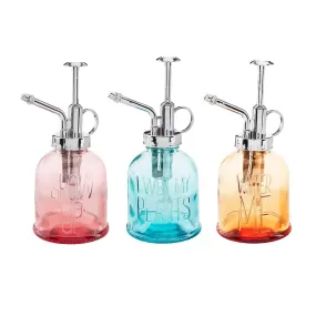 Colored Glass Misters in Assorted Colors