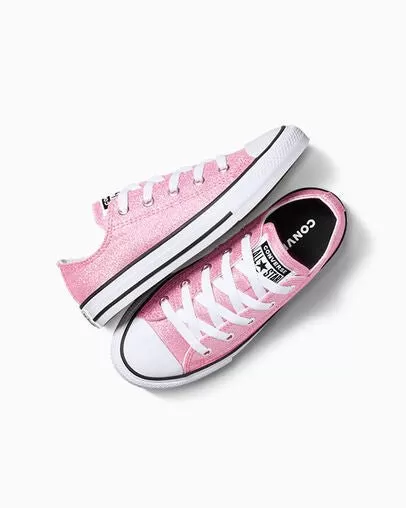 CONVERSE KIDS  ALL STAR PRISM GLITTER PINK SHOE