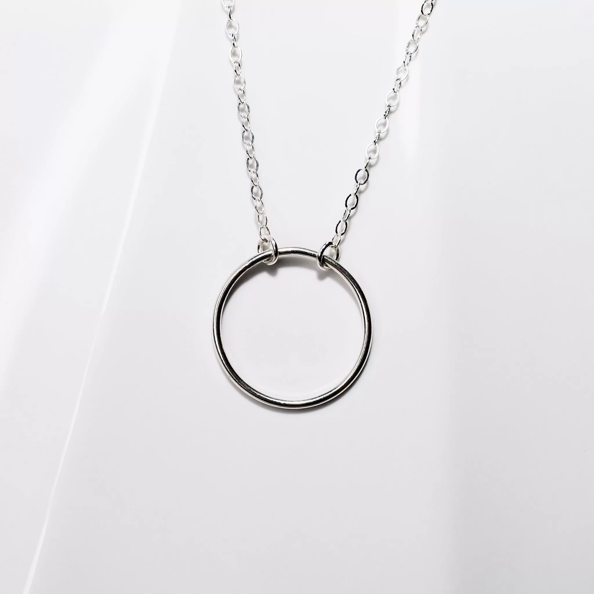 Crescent Circle Necklace