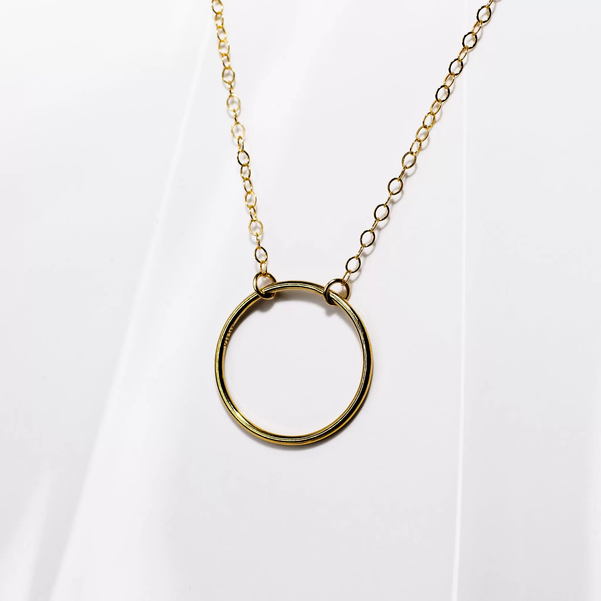 Crescent Circle Necklace