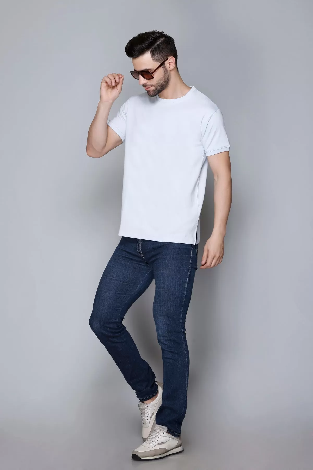 Derby Men's Round Neck Casual T-shirts