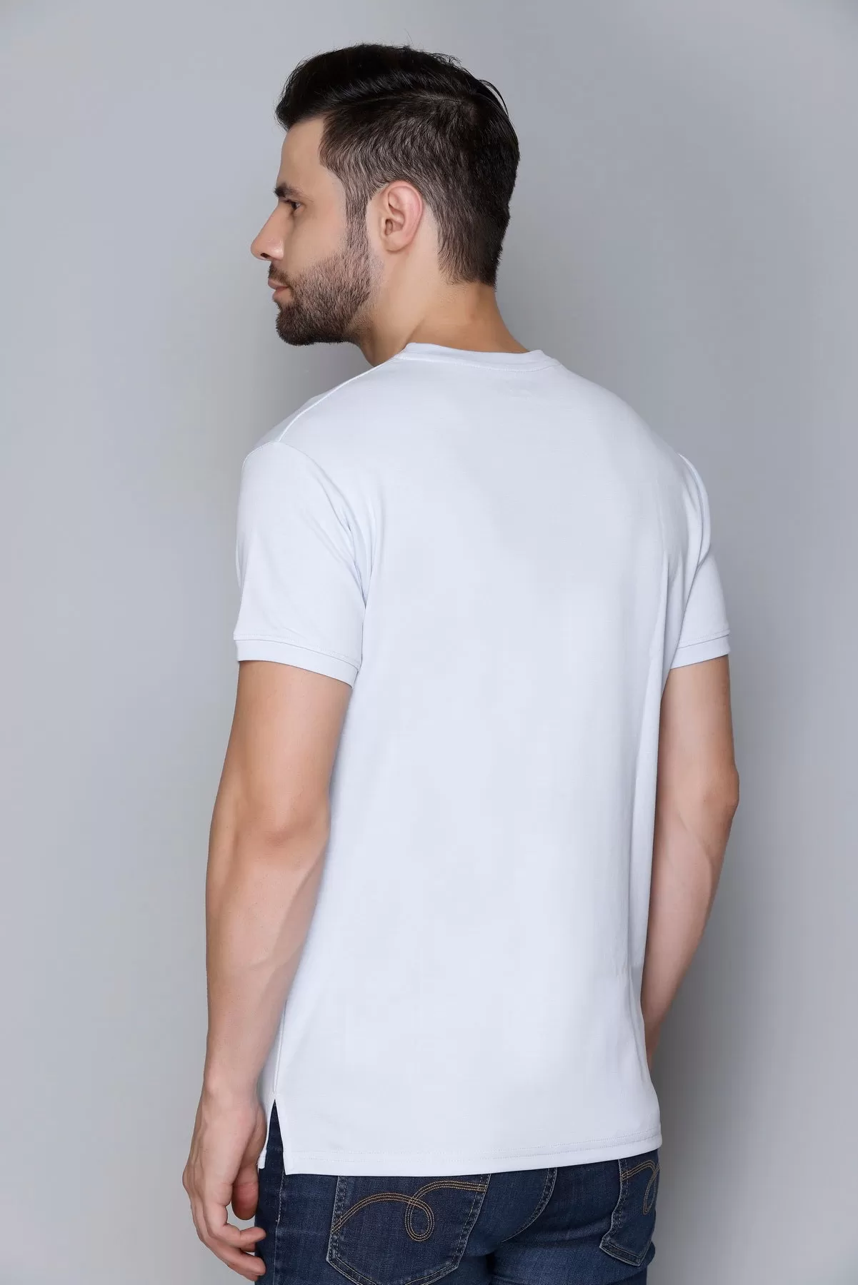 Derby Men's Round Neck Casual T-shirts