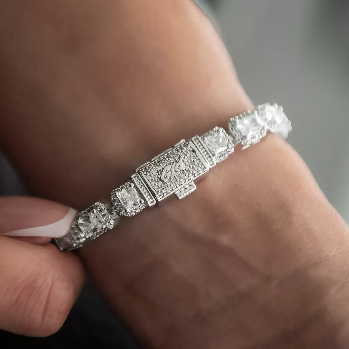 Diamond Cushion Cut Tennis Bracelet