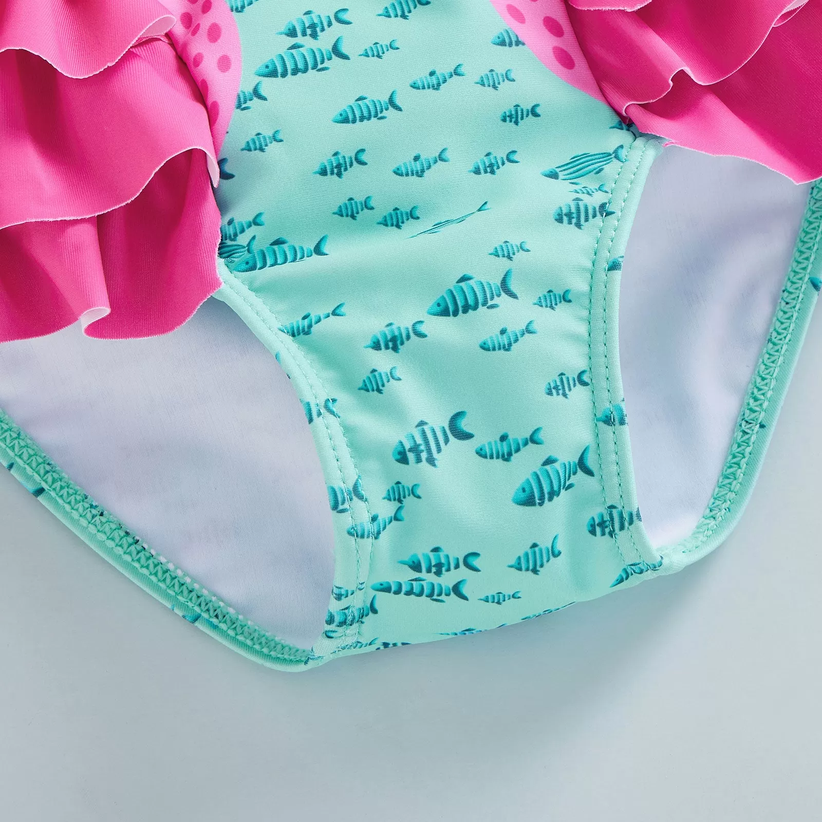 DREAMY FLAMINGO Ruffle Swimsuit