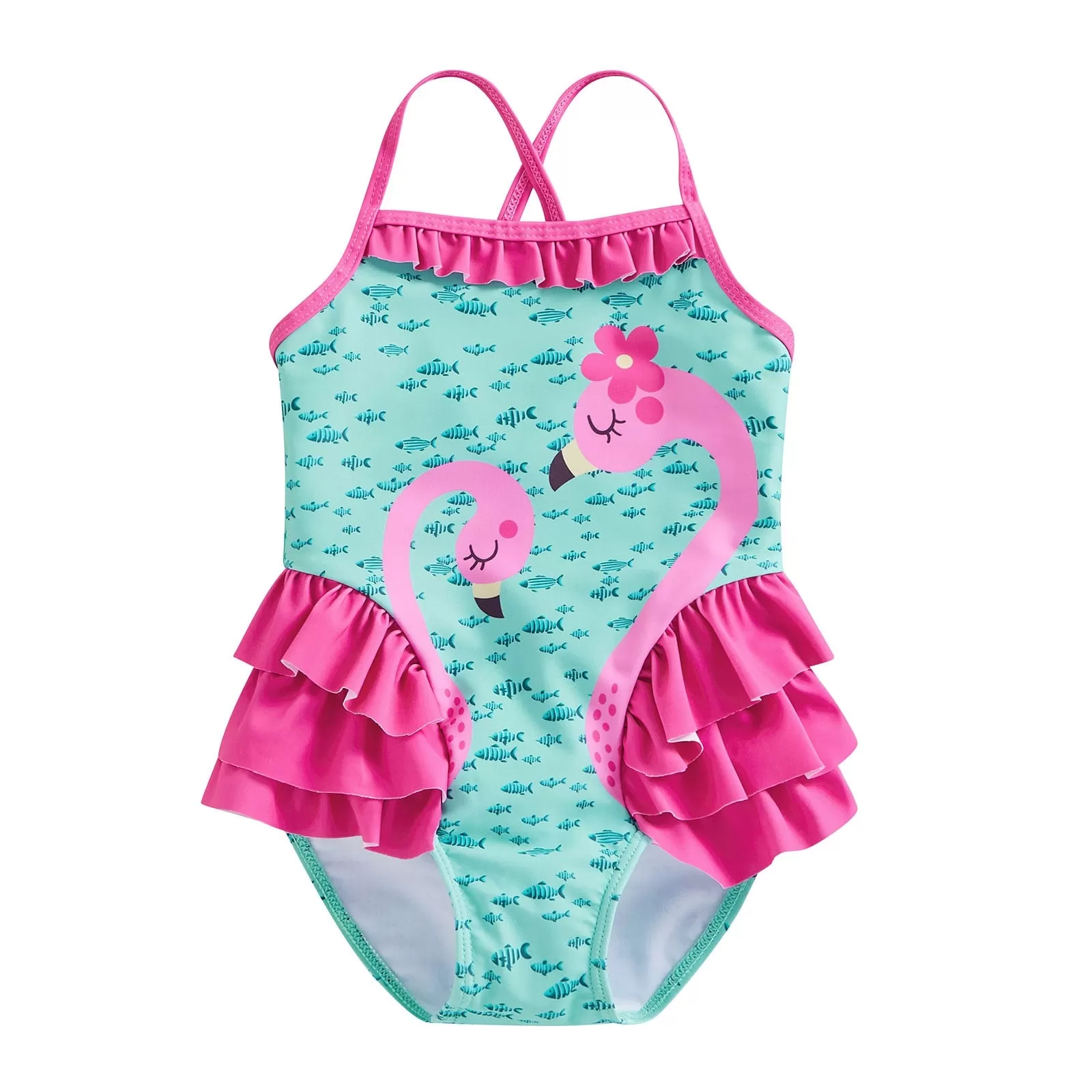 DREAMY FLAMINGO Ruffle Swimsuit