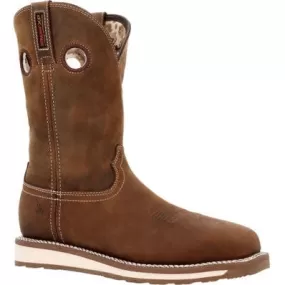 Durango Men's Maverick Wxp 11 ST Western Wedge Work Boot -Tan- DDB0451