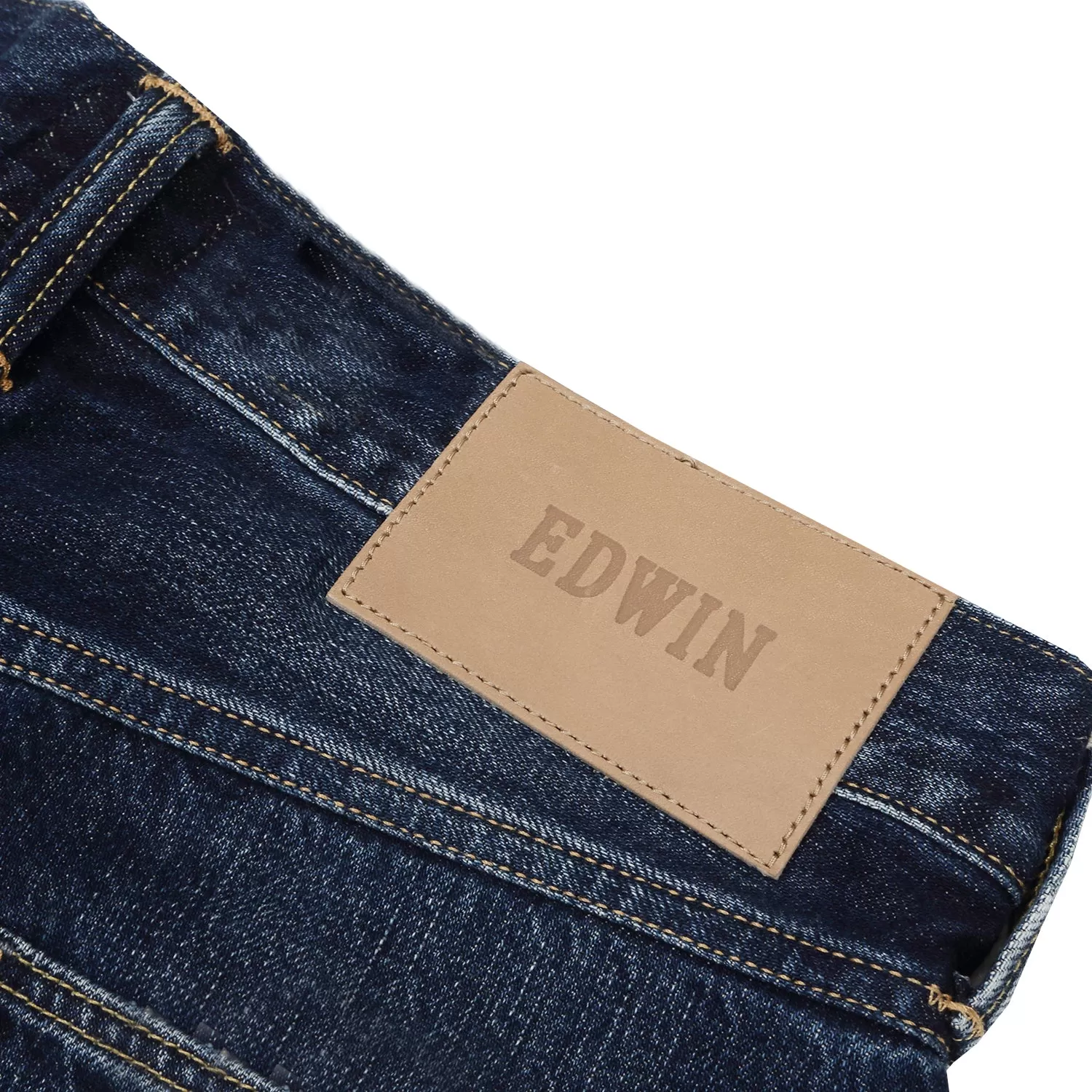 Edwin - ED-55 Rainbow Selvage - Dark Blue Wash