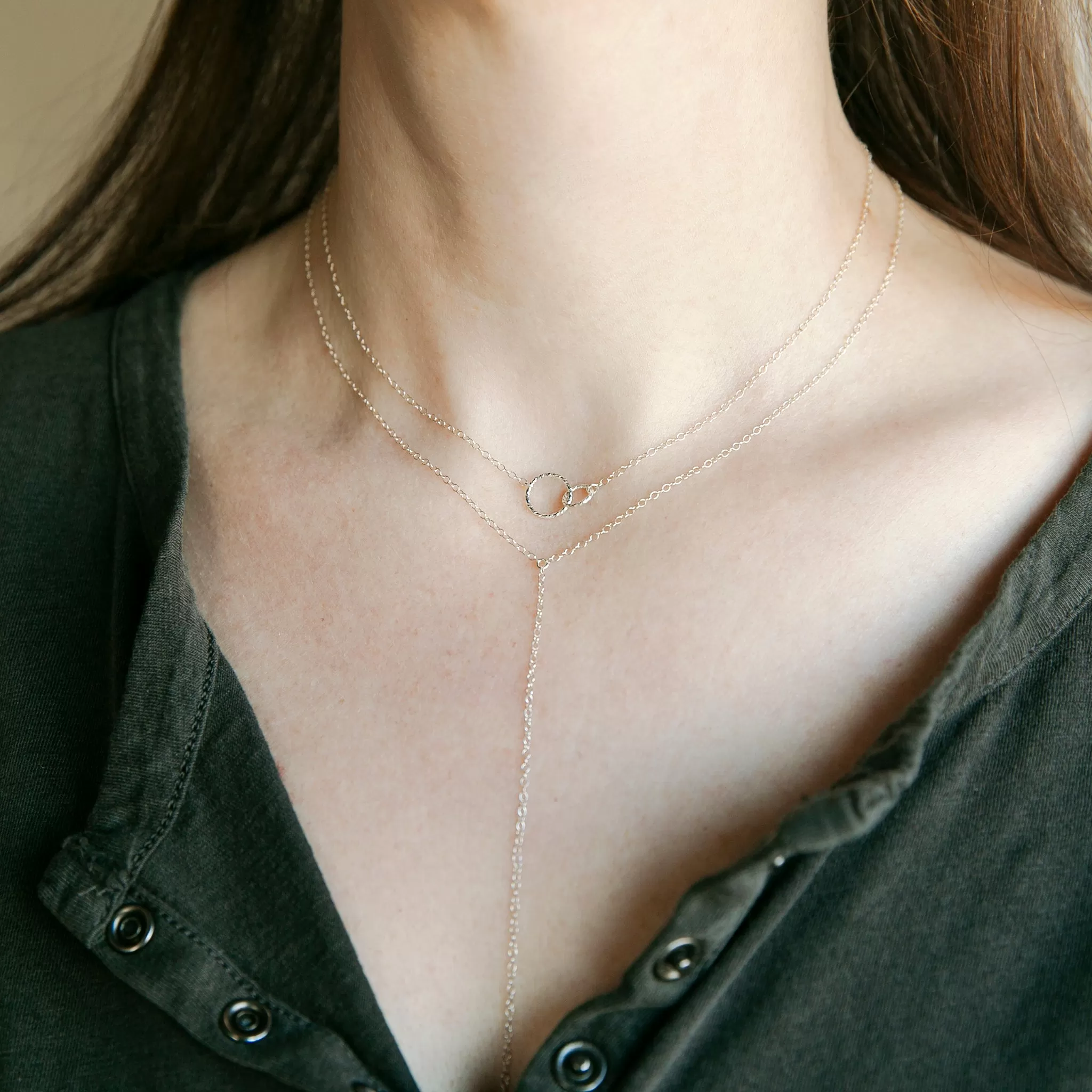 Ella Linked Ring Necklace