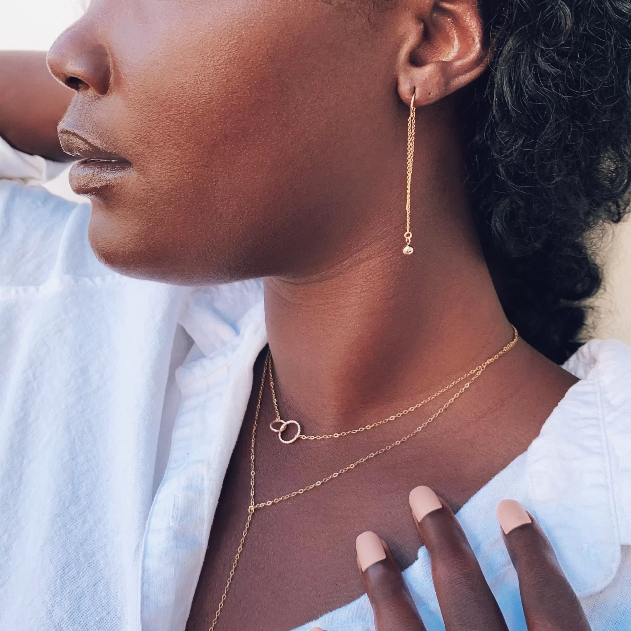 Ella Linked Ring Necklace