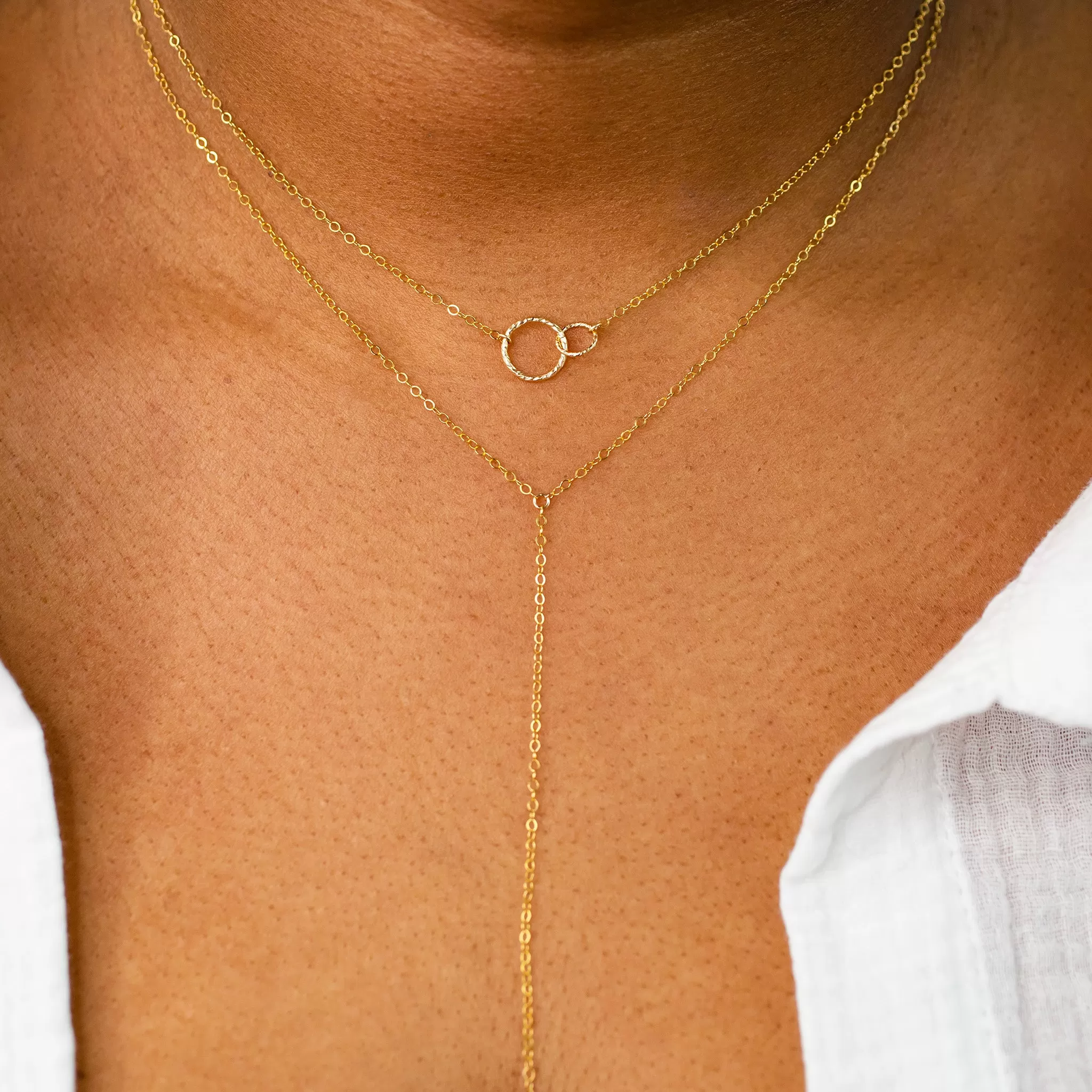 Ella Linked Ring Necklace