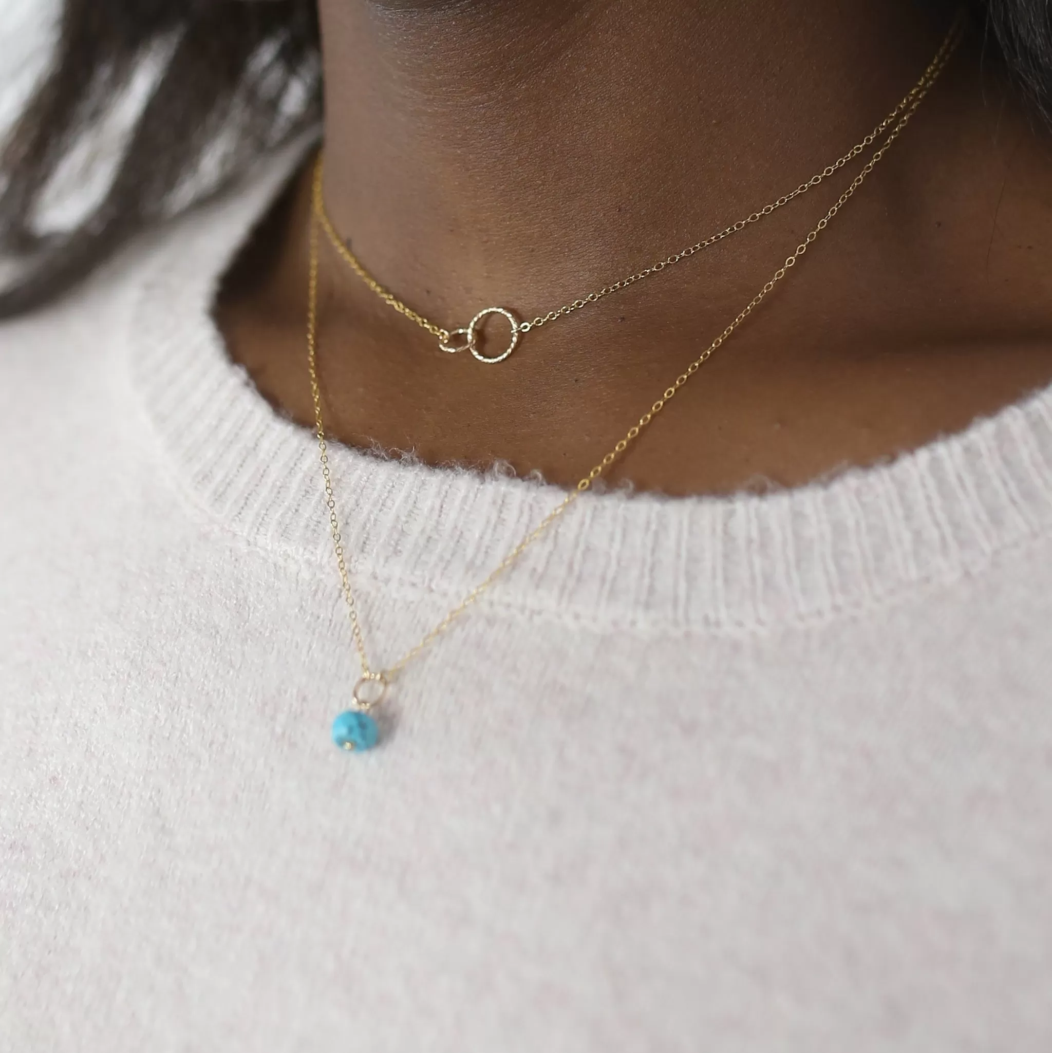 Ella Linked Ring Necklace