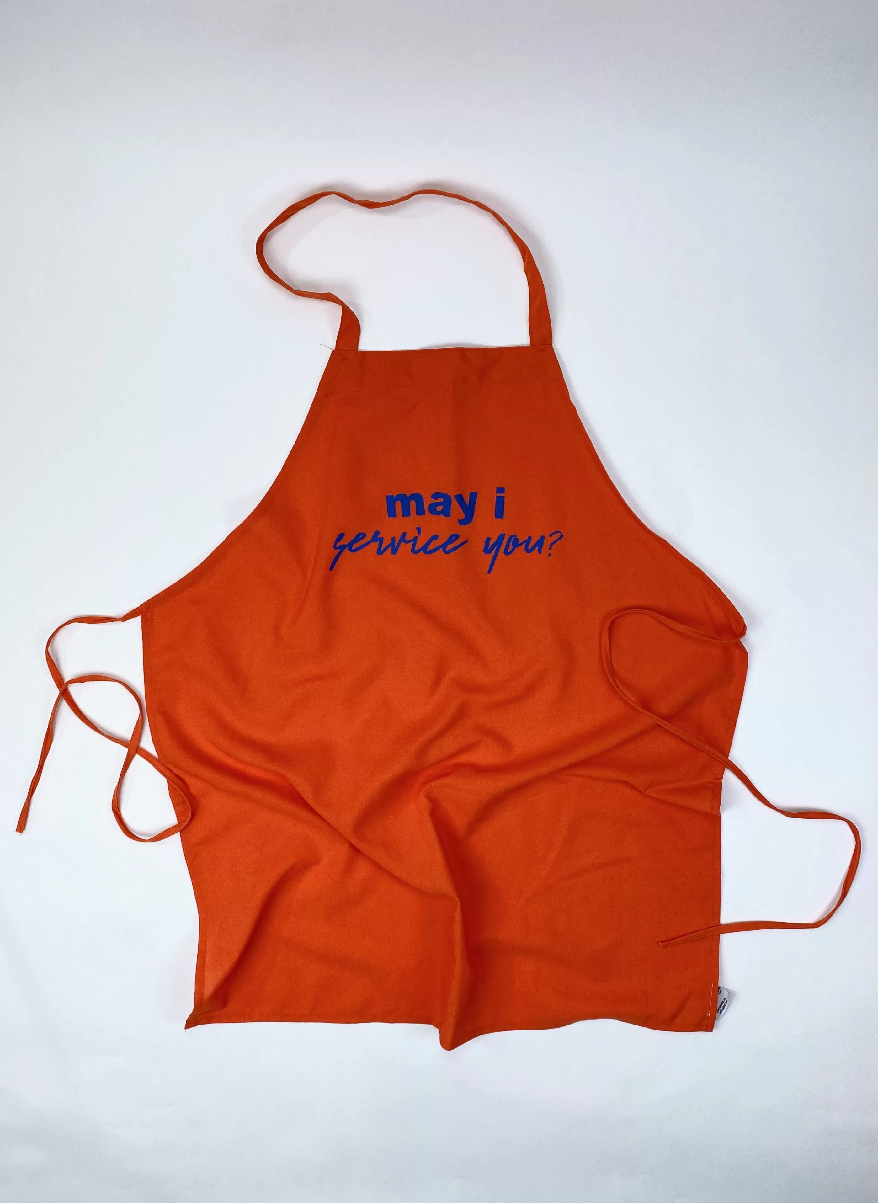 Empire Records May I Service You Apron - Orange