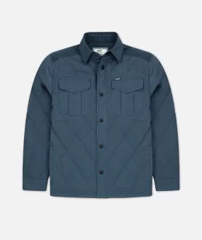 F21 The Dogwood Quilted Jacket - Indigo