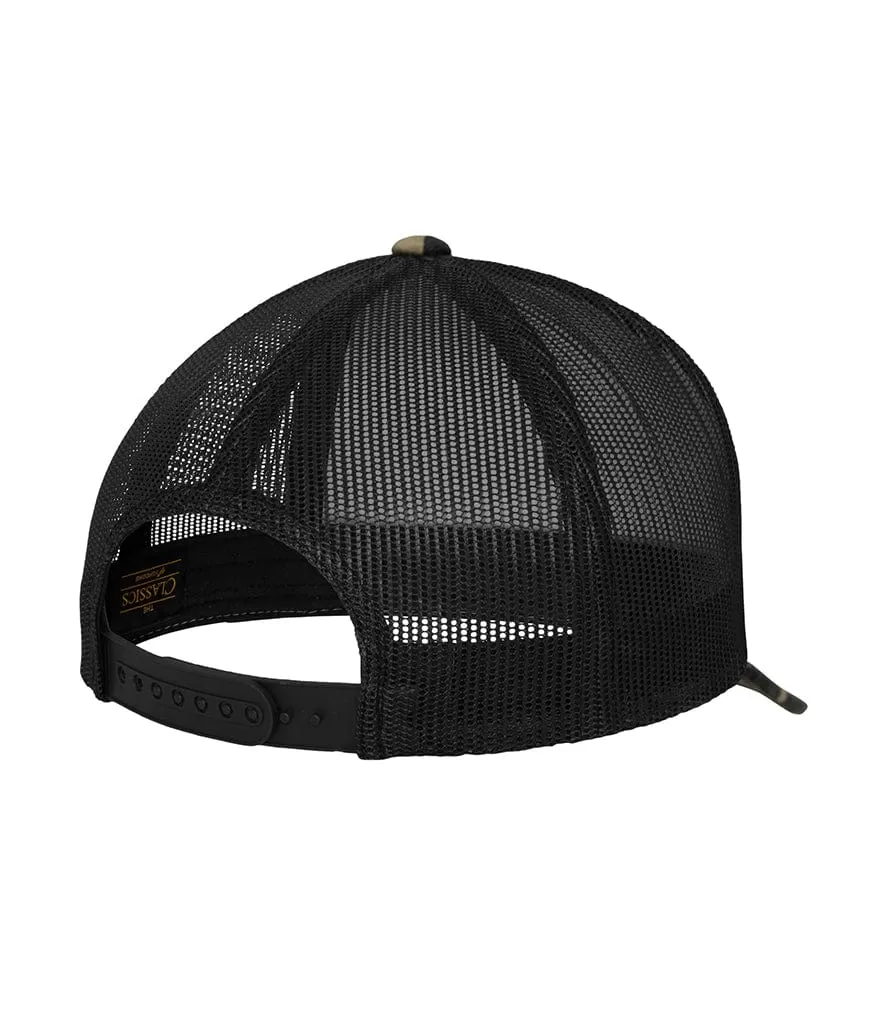 Flexfit Classic Snapback Wood Camo / Black Mesh