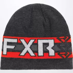 FXR Youth Team Beanie Char Heather/Red