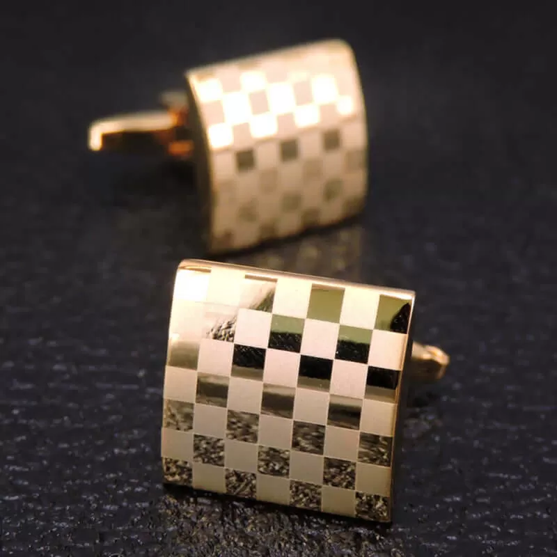 High Quality Laser Metal Swank Cufflinks