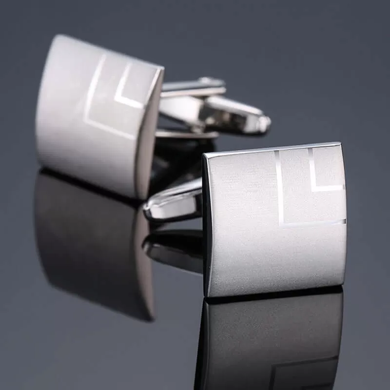 High Quality Laser Metal Swank Cufflinks