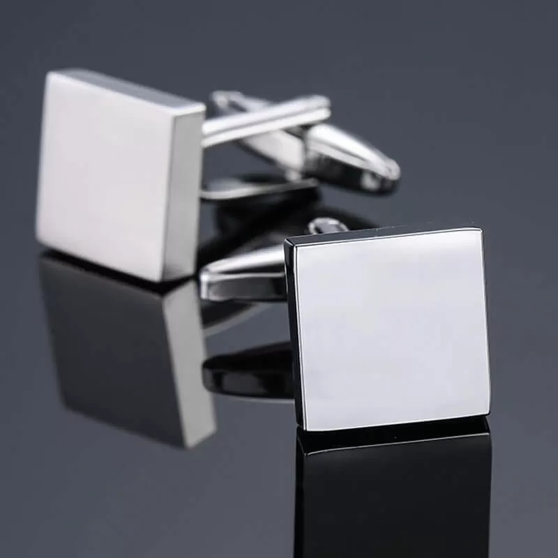 High Quality Laser Metal Swank Cufflinks