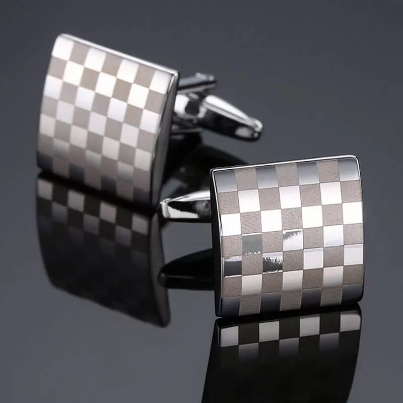 High Quality Laser Metal Swank Cufflinks