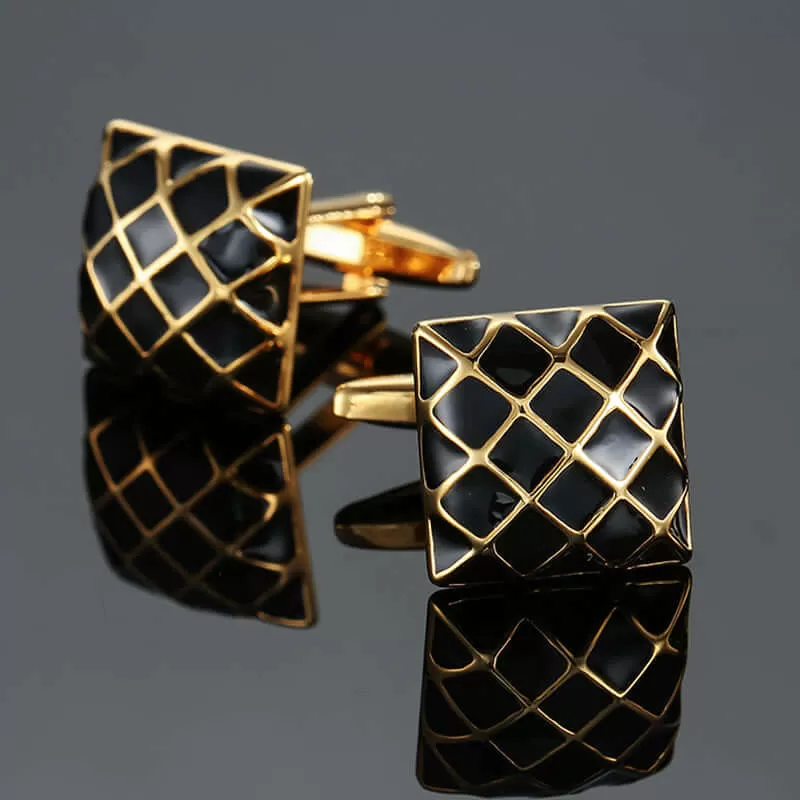 High Quality Laser Metal Swank Cufflinks