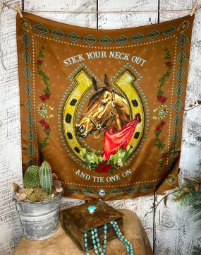 Hold Your Horses ~ Shorty Silk Wild Rag