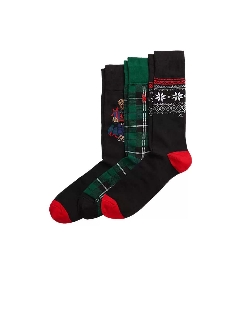 Holiday Bear W/Tartan & Fairisle Gift Box - OS